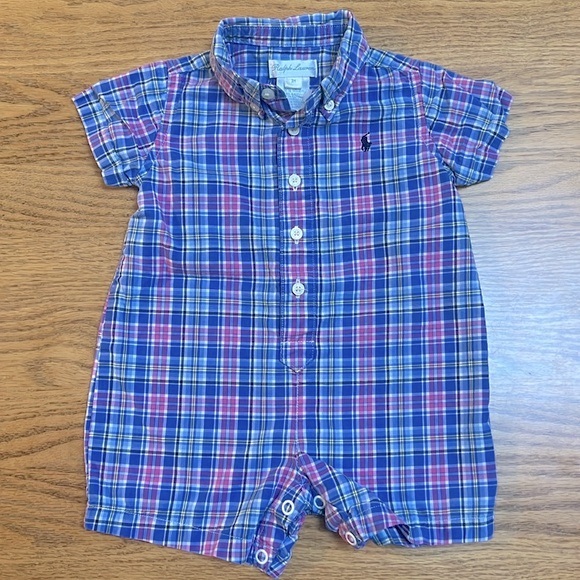 Ralph Lauren Other - Ralph Lauren plaid shortall | 3 months